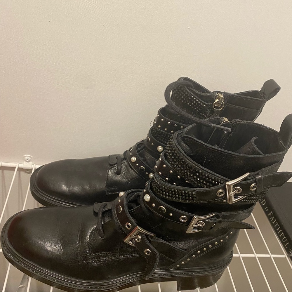 Zara combat boots